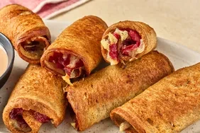 Air Fryer Crispy Reuben Rolls