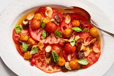 Tomato Salad with Dates