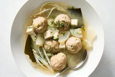 Miso Matzo Ball Soup