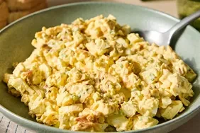 Bacon Cheddar Egg Salad Sandwiches