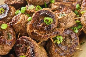 Grilled Marinated Flank Steak Pinwheels