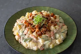 Creamy Teriyaki Chicken Potato Salad