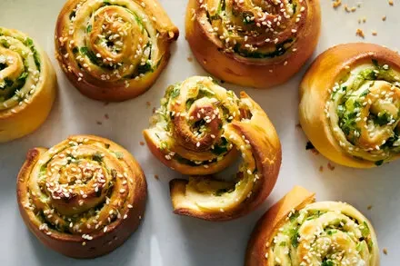 Sesame Scallion Buns