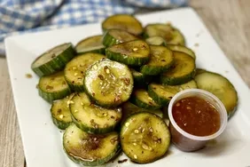 Easy Savory Spicy Garlic Cucumber Salad