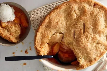 Edna Lewis’s Classic Southern Peach Cobbler