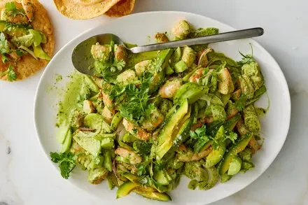 Aguachile Shrimp Salad