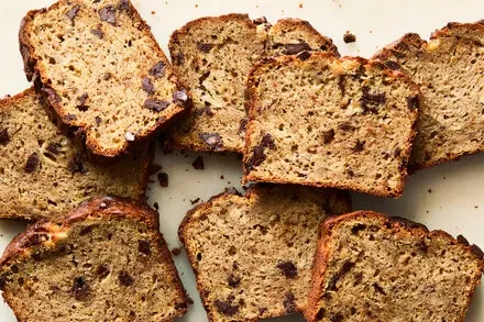 Peanut Butter-Banana Bread With Chocolate Chips