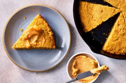 Sweet Potato Cornbread with Sweet Potato Pie Butter