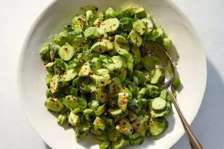 **Cucumber-Avocado Salad Recipe**