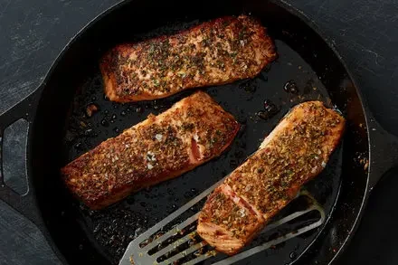 Provençal Salmon with Fennel, Rosemary, and Orange Zest