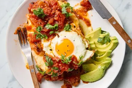 Egg and Cheese Toasts with Salsa