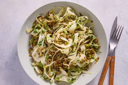 Fennel and Lentil Salad With Caper-Mustard Dressing